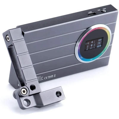 Godox M1 RGB LED Video Light Full Color Camera Light 2500K-8500K Bi-Color Stepless Dimmable Panel Light 40 FX Lighting Effects