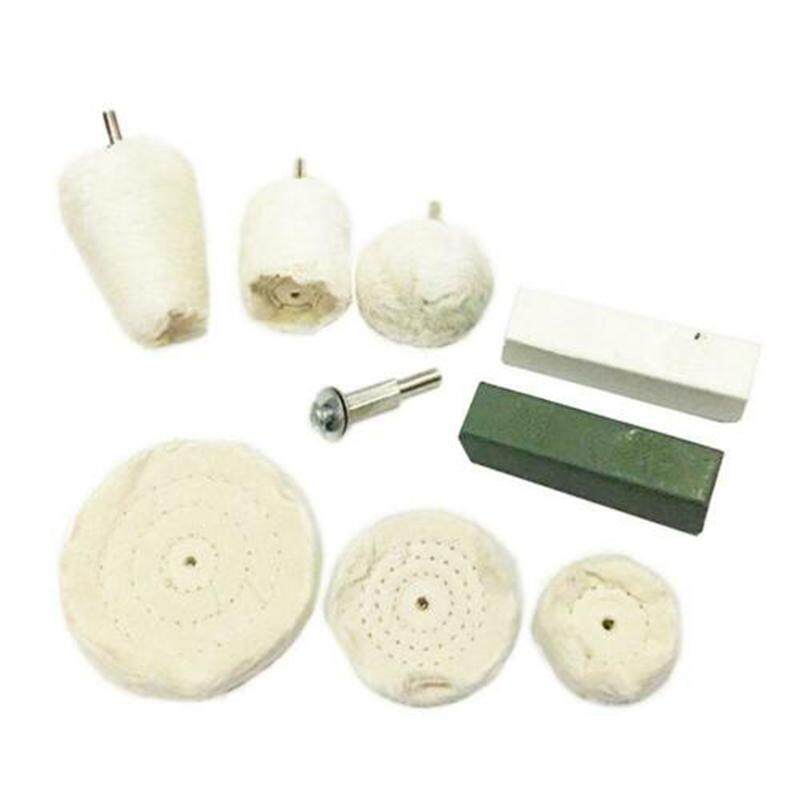 Buffing Polishing Wheel For Drill chrome 10PCS Polishing Pad Buffing Wheel Kit Wheel Grinding Head With 1//4 Handle For Manifold stainless steel aluminum