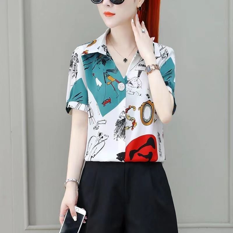 (ส่งจากกทม.) เสื้อชีฟอง ผู้หญิง 2021 แบบใหม่ แฟชั่นต่างประเทศ เสื้อแขน ...