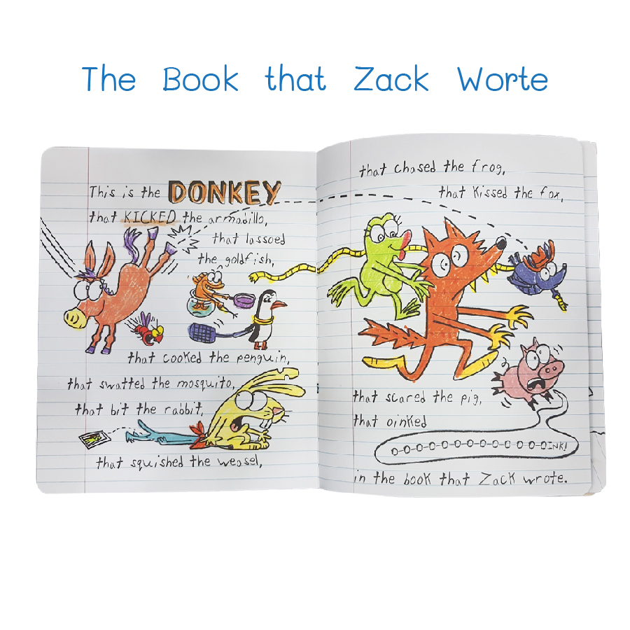 Zack Book Wel-B The Book That Zack Wrote หนังสือเด็ก หนังสือภาษาอังกฤษ หนังสือ ...