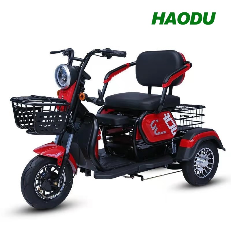 รถสามล้อไฟฟ้า รุ่นใหม่ คันใหญ่ ขับขี่ง่ายสบาย รถไฟฟ้าสามล้อ Haodu ebike  รุ่นU2094