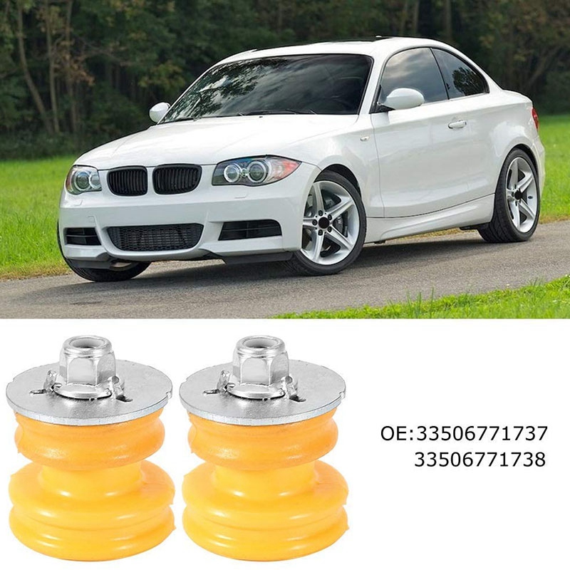 4Pcs Rear Shock Mount Kit 33506771738 for BMW E90 E92 E82 E87