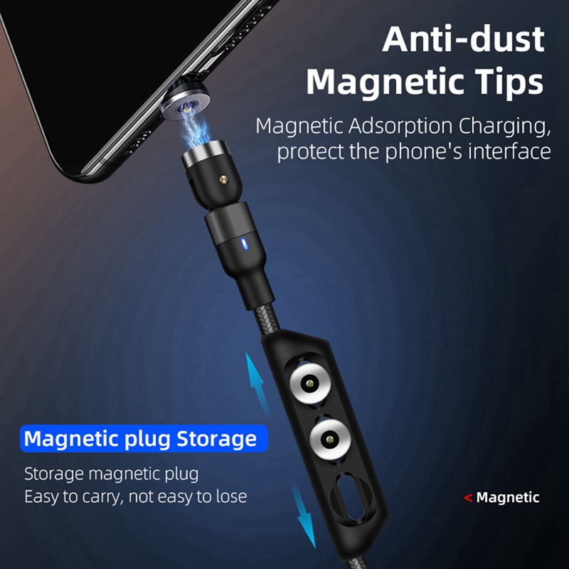 Cable Plug Phone Magnet Charger Plug Micro-USB Fast Charging Adapter