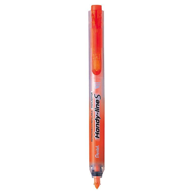 Electro48 เพนเทล ปากกาเน้นข้อความแบบกด Handy-line S สีส้ม