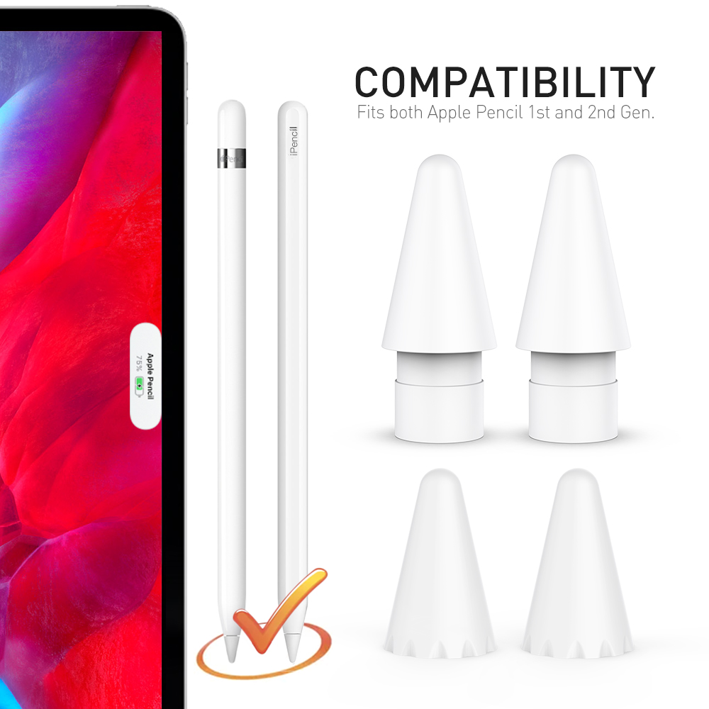Pencil Tips for Apple Pencil ,No Wear Out Fine Point Precise Control