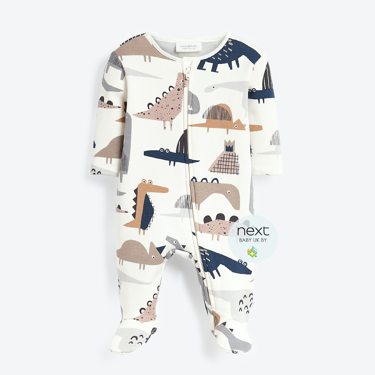 (พร้อมส่ง) ชุดนอนเด็กแบบ ปิดเท้า 6-9 เดือน ชุดหมี ชุด sleepsuit ชุดนอนเต็มตัวแบบปิดเท้า เสื้อผ้าเด็กนำเข้า แบรนด์ NEXT UK เสื้อผ้าเด็ก  ร้าน Goodvibe