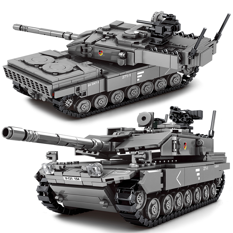 Allemand Panzer Viii Maus Tank Building Block 2127pcs Arme militaire Tank  Figures Model Sets Briques Éducatif Enfants Jouets Cadeaux