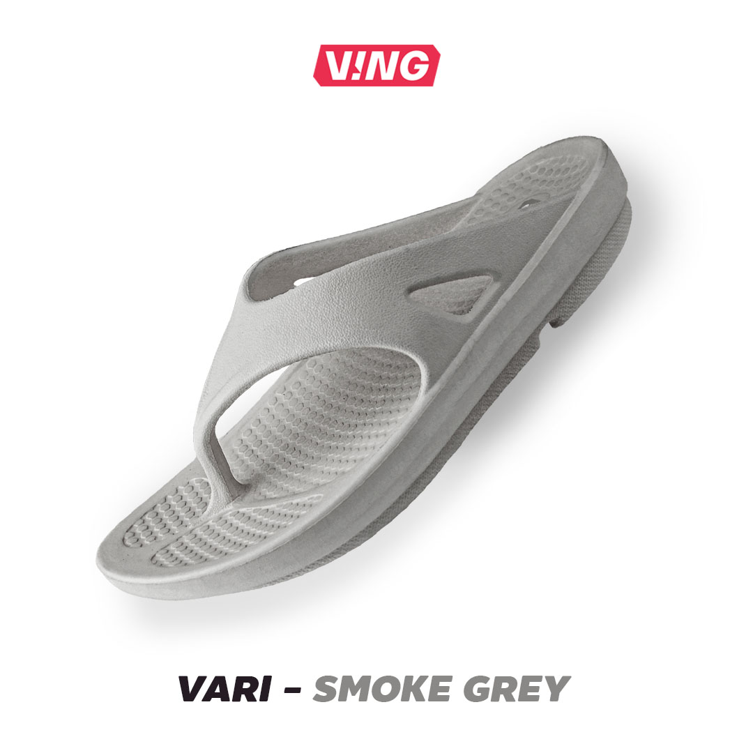VING รองเท้าแตะฟื้นฟู (Recovery) รองเท้าแตะเพื่อสุขภาพ รุ่น VARI - สีเทา Smoke Grey