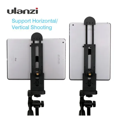 Ulanzi 5-12" Tablet iPad Holder Mount Clip ที่ยึดมือถือ แท็บเล็ท ไอแพด เข้ากับไม้เซลฟี่ ขาตั้งกล้อง และอุปกรณ์ต่างๆ