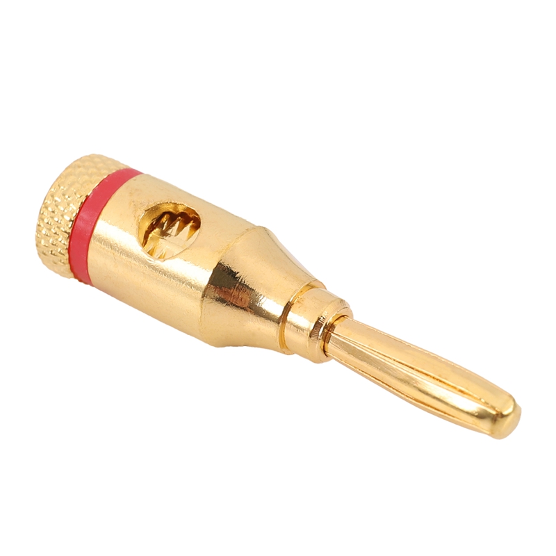 7 Pairs, Open Screw Banana Plugs for Speaker Cable
