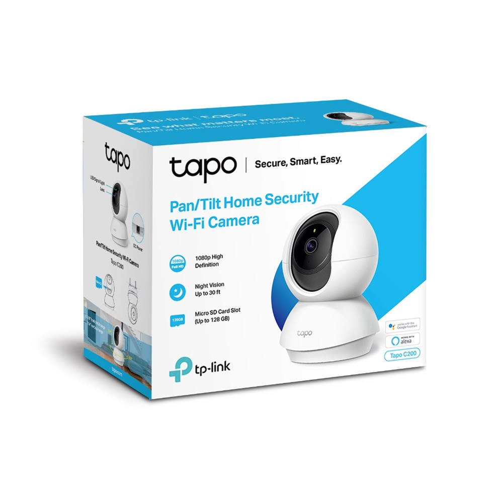 โปรโมชั่น Tapo C200 Pan/Tilt Home Security Wi-Fi Camera ราคาถูก กล้องวงจรปิด กล้องวงจรปิด wifi กล้องวงจรปิด cctv 8 กล้องวงจรปิด watashi