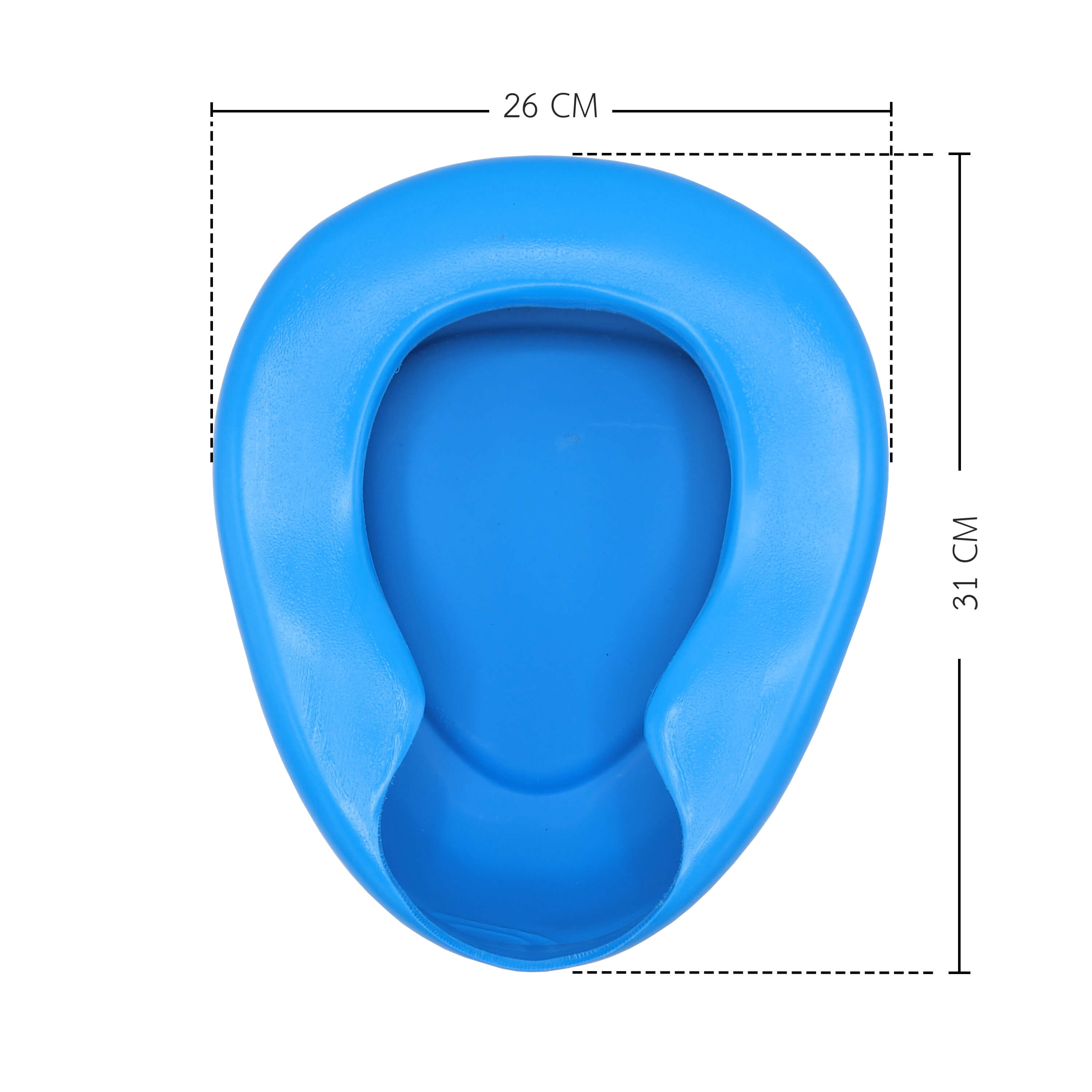 หม้อนอนพลาสติก กระดูก หลังหัก (สีเหลือง) Adult Bedpan Plastic Bedpan