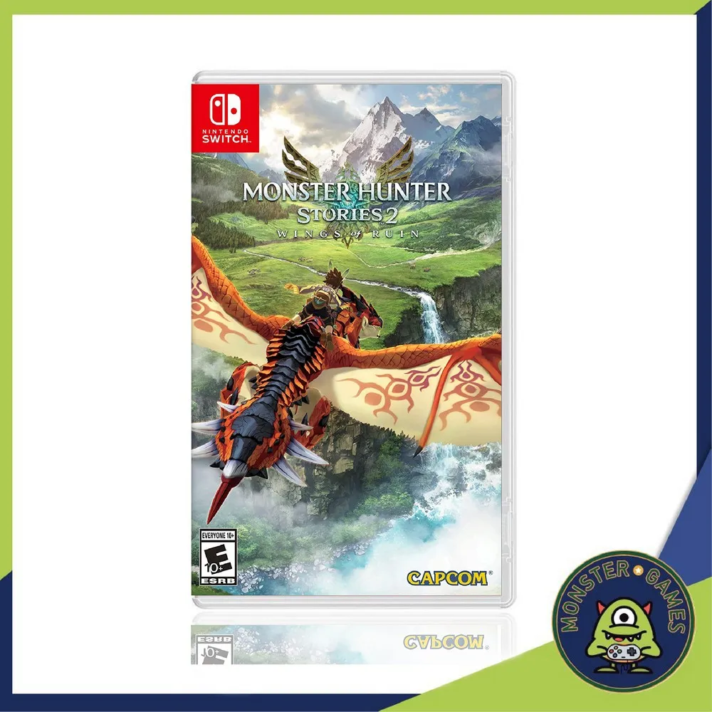 **แถมโค๊ด** Monster Hunter Stories 2 Wings of Ruin Nintendo Switch game (เกมส์ Nintendo Switch)(ตลับเกมส์Switch)(แผ่นเกมส์Switch)(ตลับเกมส์สวิต)(Monster Hunter Story 2 Switch)