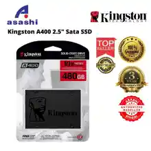 ภาพขนาดย่อของภาพหน้าปกสินค้า120GB/240GB/480GB/960GB/SSD (เอสเอสดี) KINGSTON A400 SATA III 2.5 ( SA400S37/480G ) - รับประกัน 3 ปี จากร้าน Waaroom บน Lazada ภาพที่ 9