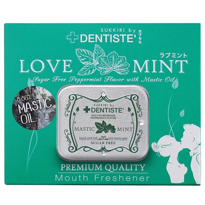 DENTISTE' Mouth Freshener สุกกิริ บาย เดนทิสเต้ 5.70 g เม็ดอมกลิ่น เปปเปอร์มิ้นต์นวัตกรรมใหม่จากประเทศญี่ปุ่น