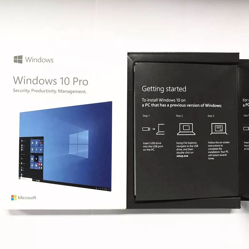 Windows 10 Pro 32/64Bit ENG (FPP) กล่องเต็ม