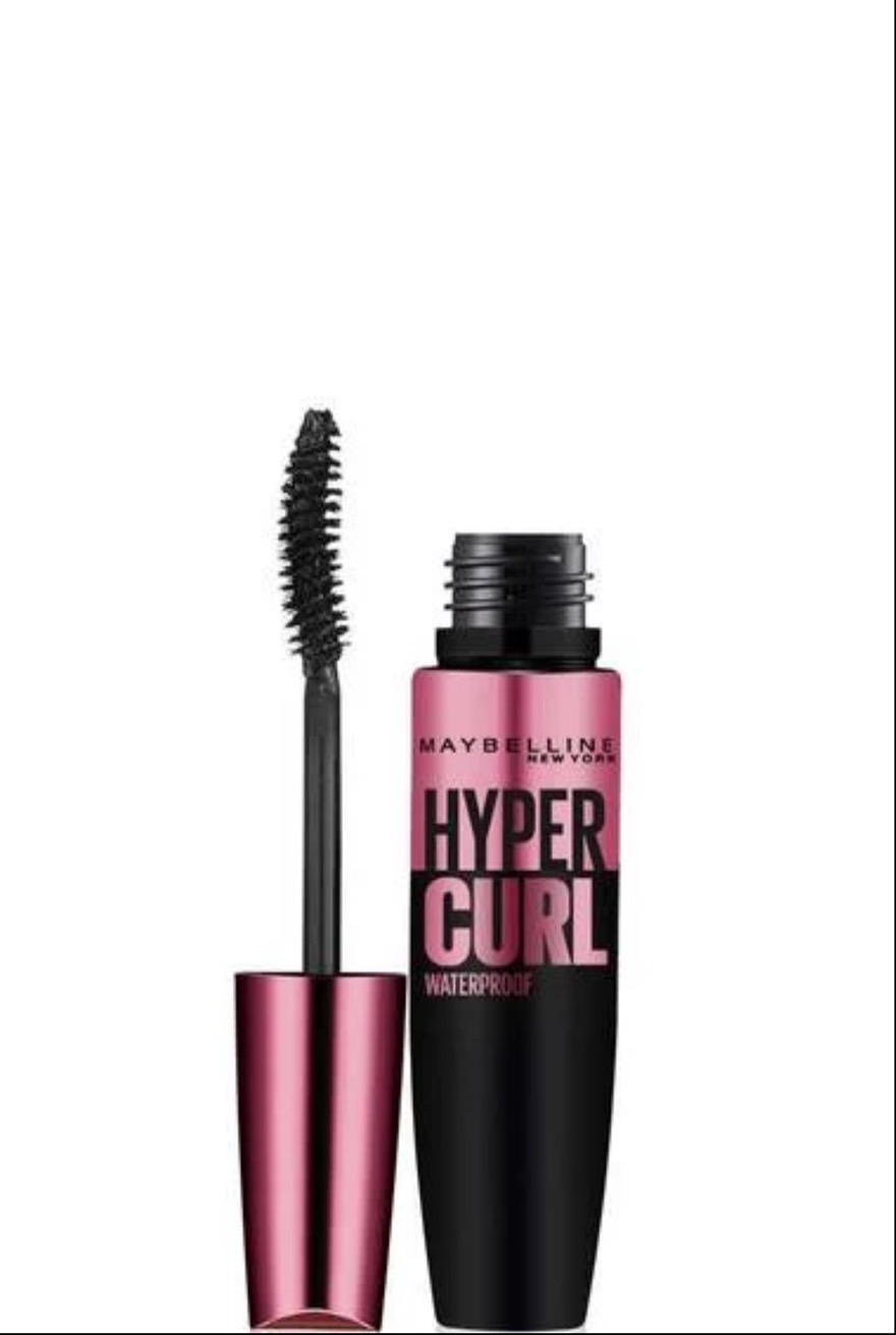 1ชิ้น Maybelline Hyper Curl Mascara Waterproof Easy Wash เมย์เบลลีน ไฮเปอร์เคิร์ล มาสคาร่า 0499