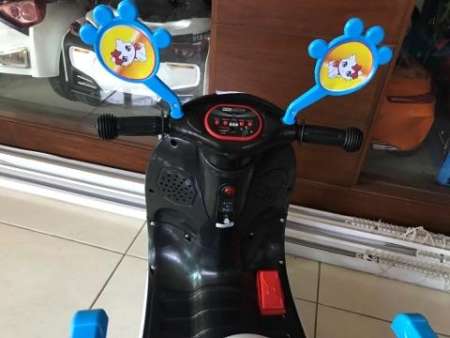 Np Toys รถแบตเตอรี่เด็ก รถเด็กนั่ง มอไซค์เจ้าแมวเหมียว สุดน่ารัก ขนาด1มอเตอร์ No.1024
