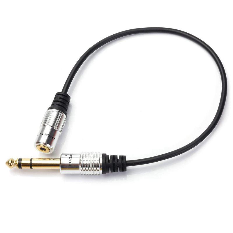 Male 3.5mm Stereo TRS Jack Adapter to 1//4 inch Stereo Plug Female