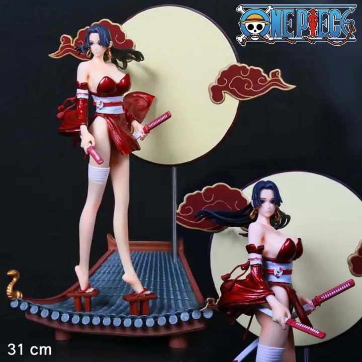 Model โมเดล Figure ฟ กเกอร จากการ ต นเร อง One Piece ว นพ ซ เต มพ ก ดสล ดจอมล ย ว นพ ช Boa Hancock โบอา แฮนค อก Wano Kunoichi Battle ส ง 31 Cm Ver Anime ของสะสมหายาก อน เมะ การ ต น ม งงะ คอลเลกช น ของขว ญ Gift New Collection Doll