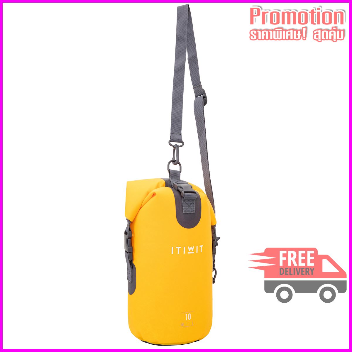 Waterproof Dry Bag 10L - Yellow