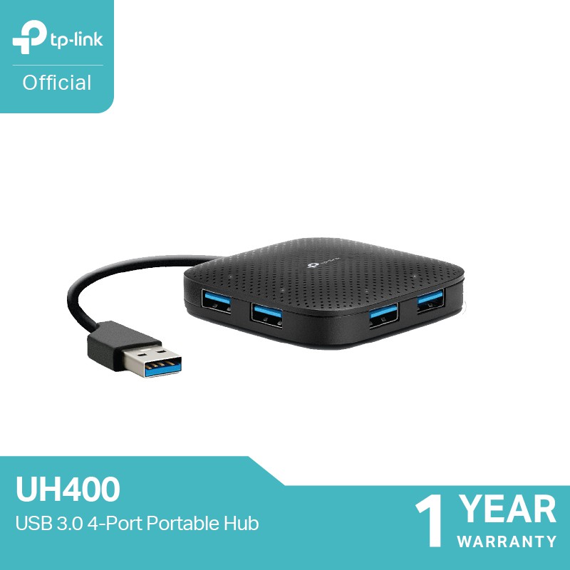 ลดราคา TP-Link UH400 (USB 3.0 4-Port Portable Hub) พอร์ต USB 3.0 ดีไซน์กระทัดรัด ความเร็วในการถ่ายโอนข้อมูลได้ถึง 5Gbps #ค้นหาเพิ่มเติม ไฟอัจฉริยะ USB Adapter อุปกรณ์รับสัญญาณ หลอดไฟ Smart