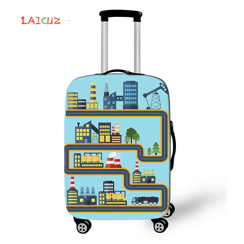 Customized Photo Logo Luggage Cover Suitcase Covers Elastic Anti-dust ...