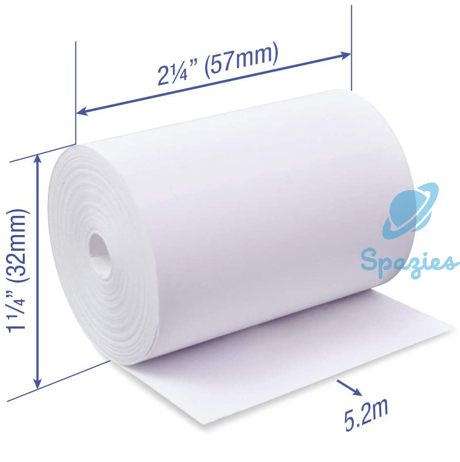 58mm Thermal Paper Roll 1,2,4,8 rolls/pack กระดาษความร้อน ขนาด 58 มม. 1,2,4,5 ม้วน/เเพ็ค