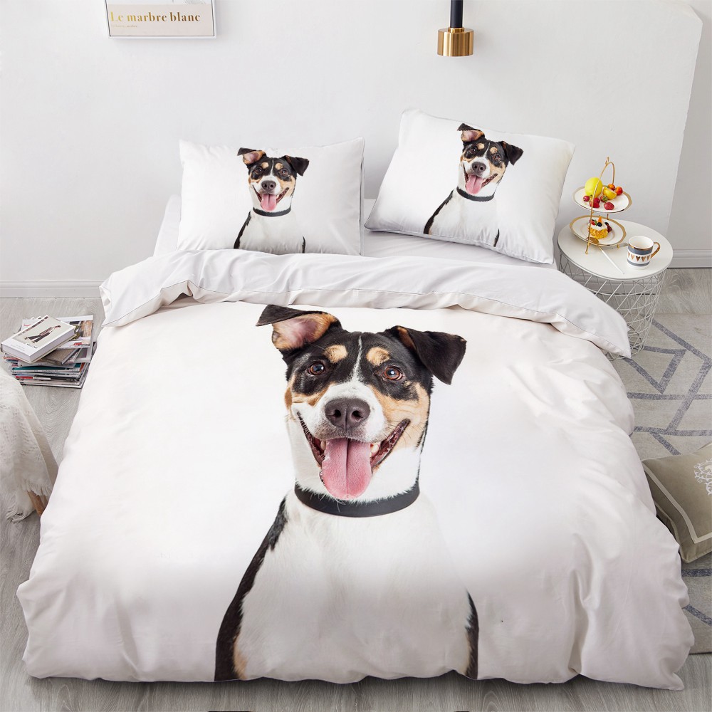 3D Bedding Sets White Duvet Quilt Cover Set Comforter Bed Linen