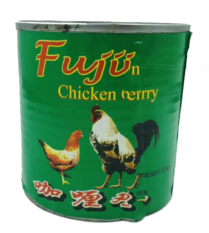 ไก่กระป๋อง Fuji เนื้อไก่กระป๋อง Burmese food ขนาดบรรจุ 325 กรัม Chicken Curry อาหารพม่า เนื้อสัตว์กระป๋อง อาหารกระป๋องจากพม่า Canned Chicken