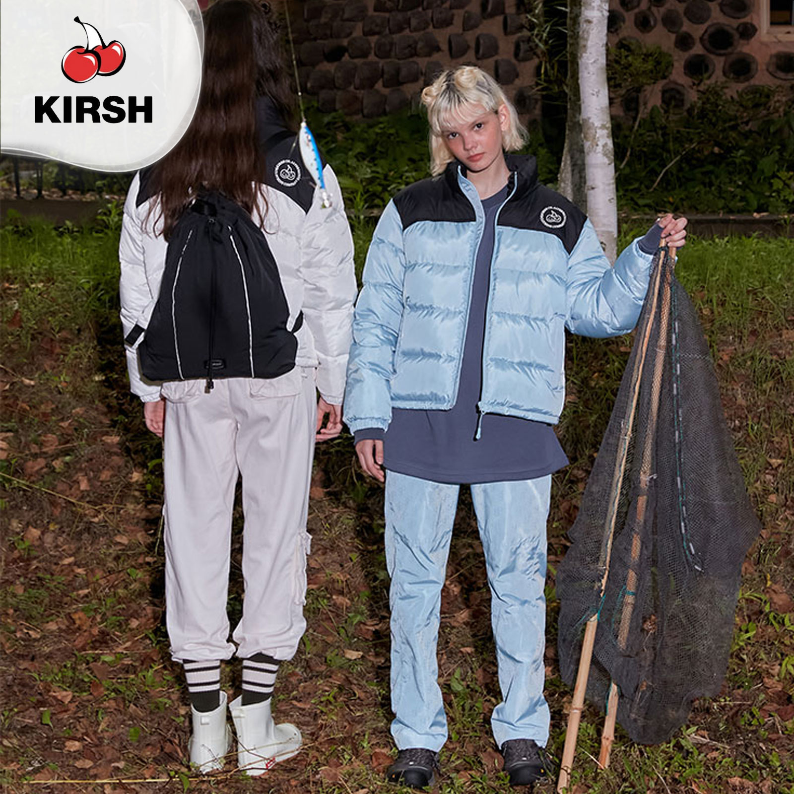 [ KIRSH ]★DOODLE CHERRY STADIUM CROP JUMPER ktown4u.com : Big Cherry Fleece Crop Sweatshirt [PIA][Free]