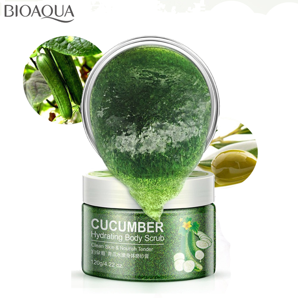 BIOAQUA Cucumber skin beautiful white skin peels facial scrub face ...