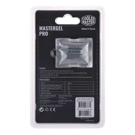 Cooler Master MasterGel Pro (flat syring) - ซิลิโคนนำความร้อน CPU/GPU แพ็คเกจใหม่ปาดง่ายกว่าเดิม