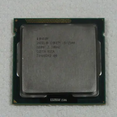 Intel Core i5-2500/Max Turbo 3.70 GHz/4 Cores, 4 Threads