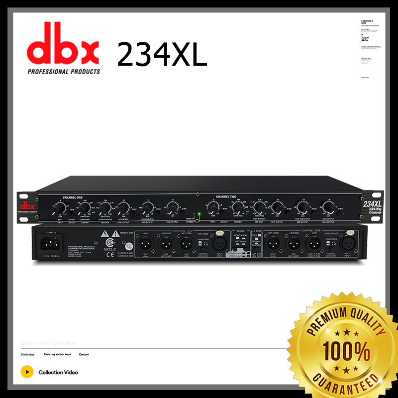 DBX 234XL CROSSOVER ครอสโอเวอร์3ทาง ครอสโอเวอร์ 234 XL Ce-ance stereo 2-way/3-way or mono 4-way AI-paisarn เอไอ-ไพศาล