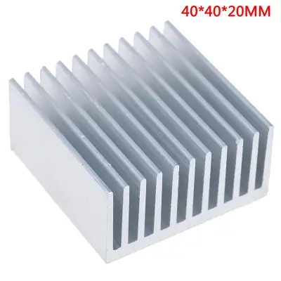 Pnate 40x40x20mm Aluminum Heatsink Cooler IC Cooling Radiator