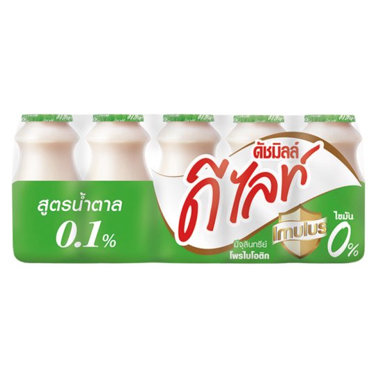 ดีไลท์ สตีเวีย นมเปรี้ยว สูตรน้ำตาล 0.10มล. x 5 ขวด ผลิตภัณฑ์จากนมเนย และไข่สำหรับอุปโภคบริโภค