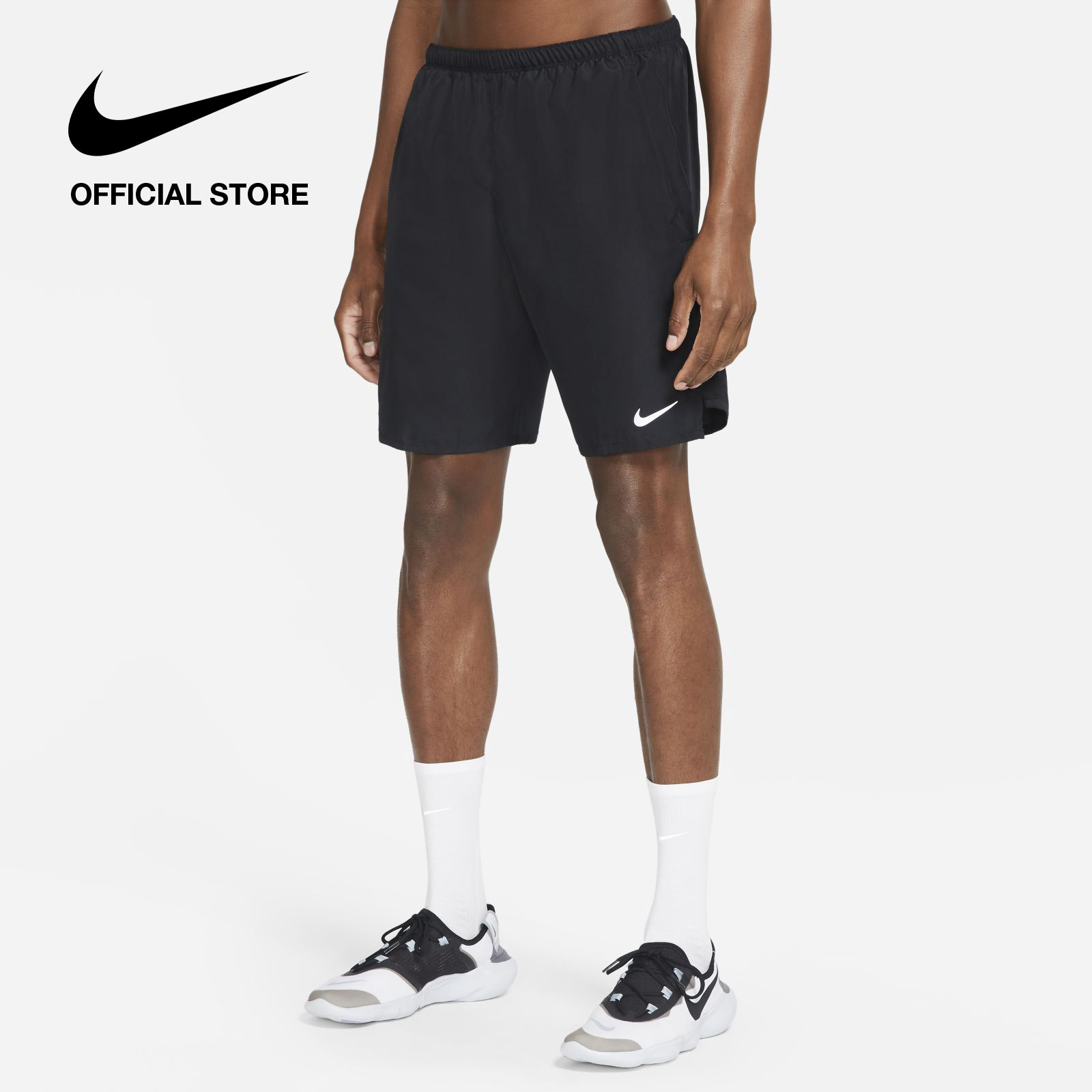 Nike Mens Challenger BriefLined Running Shorts Black Nike ThaiPick