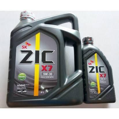 ซื้อที่ไหน ZIC X7 5W-30 (DIESEL) Fully Synthetic 6 ลิตร ฟรี 1 ลิตร ...