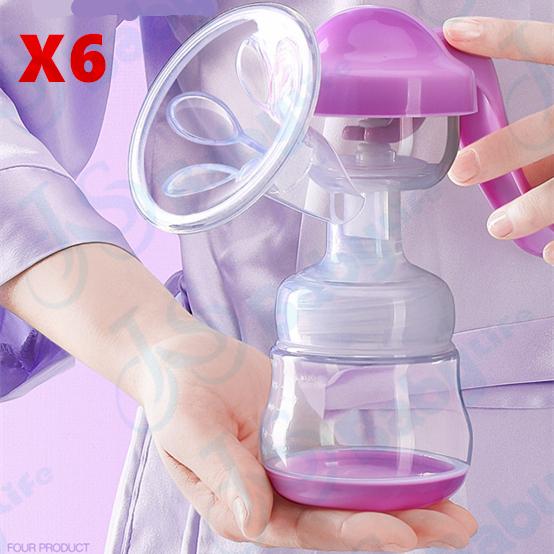 JS baby shop เครื่องปั๊มนม แบบปั๊มมือ 150ml นวดง่าย อ่อนโยน สบายมือ ไม่มีสาร BPA รุ่น：X6