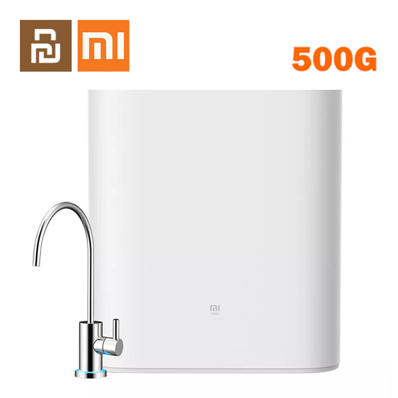 Xiaomi YouPin Official Store Water Purifier 500G 3 in 1 Filter Household Water Equipment Kitchen Water Filter Purifier Connect with Smart Mi Home App