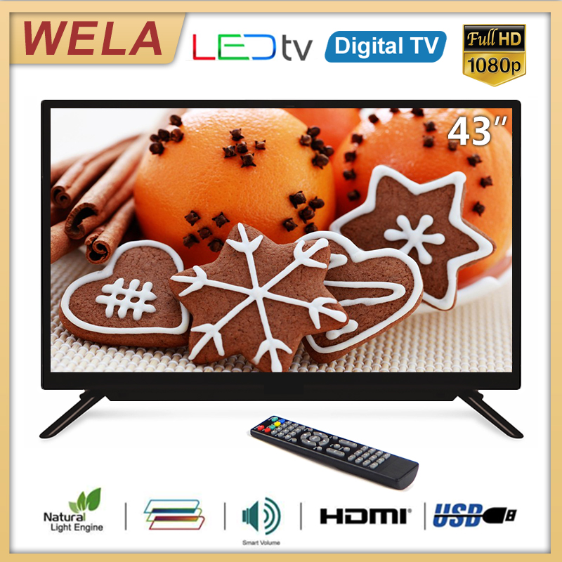 (NEW)WELA LED Full HD ดิจิตอลทีวี ขนาด 43 นิ้ว รุ่น ทีวียอดนิยม TCLG0043B