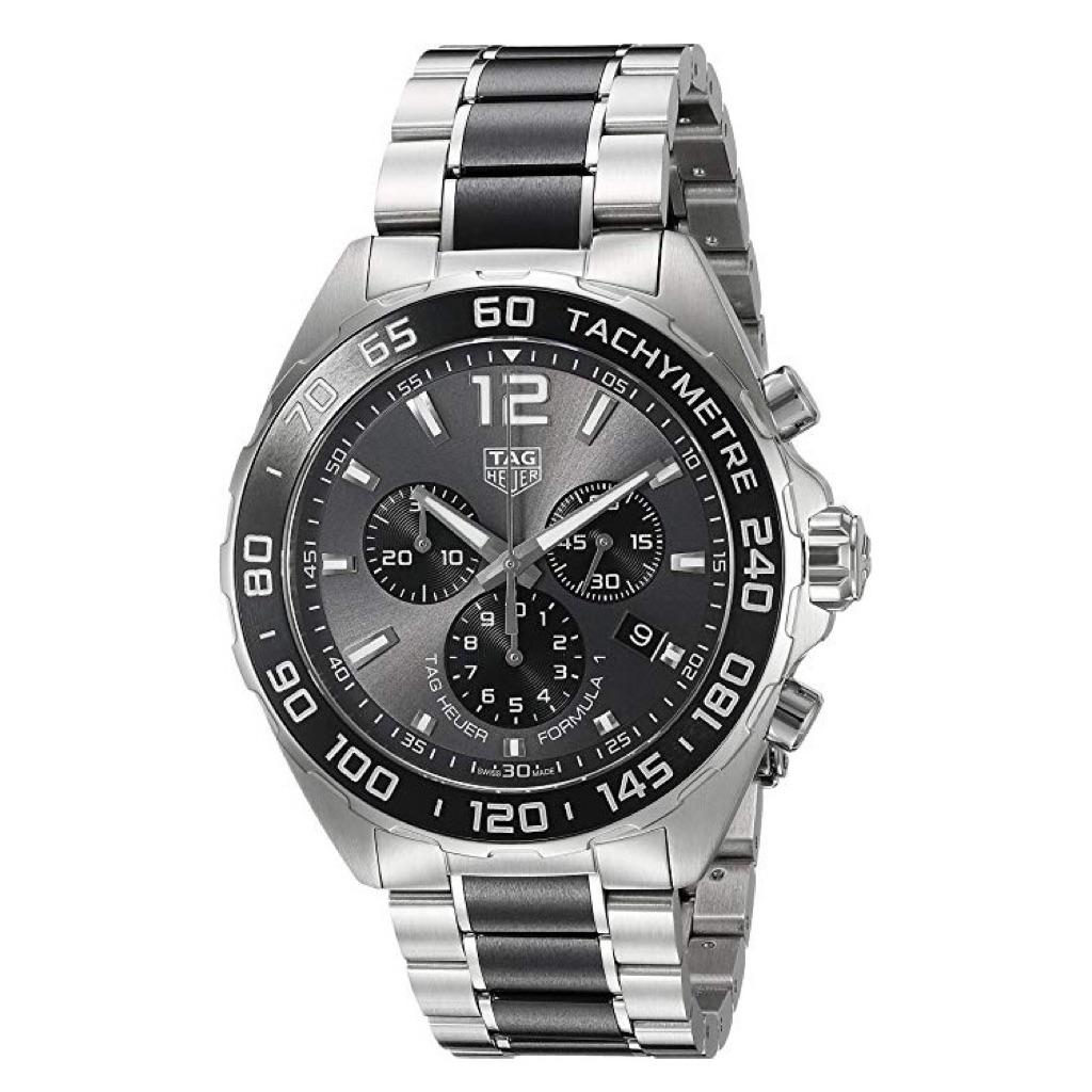 TAG Heuer Formula 1 Chronograph Grey Dial Watch CAZ1011.BA0843