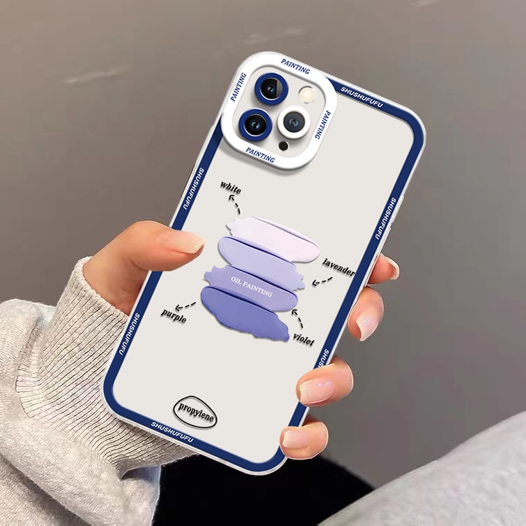 Angel Eyes Case Soft Case Compatible for IPhone 13 Pro 12 Pro Max 11 Pro Max 14 Pro Max 14 Plus 6S 7 8 Plus X XS Max XR Transparent Casing TPU Silicone Phone Shockproof Cover Protector
