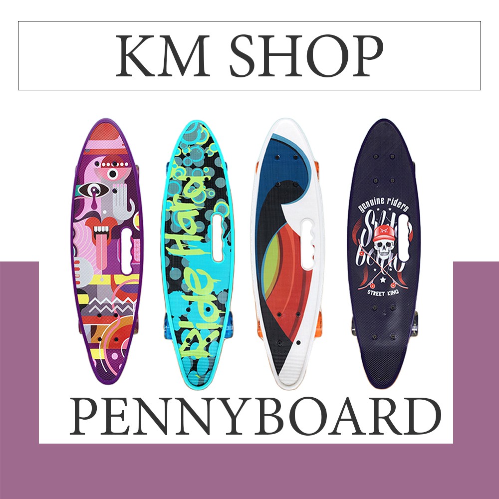 ☜  KM สเก็ตบอร์ด Skateboard -Penny board ล้อมีไฟ LED ไม่ต้องชาร์จ ถ่านไม่มีวันหมด (ออเดอร์ละไม่เกิน8ชิ้น)-C002