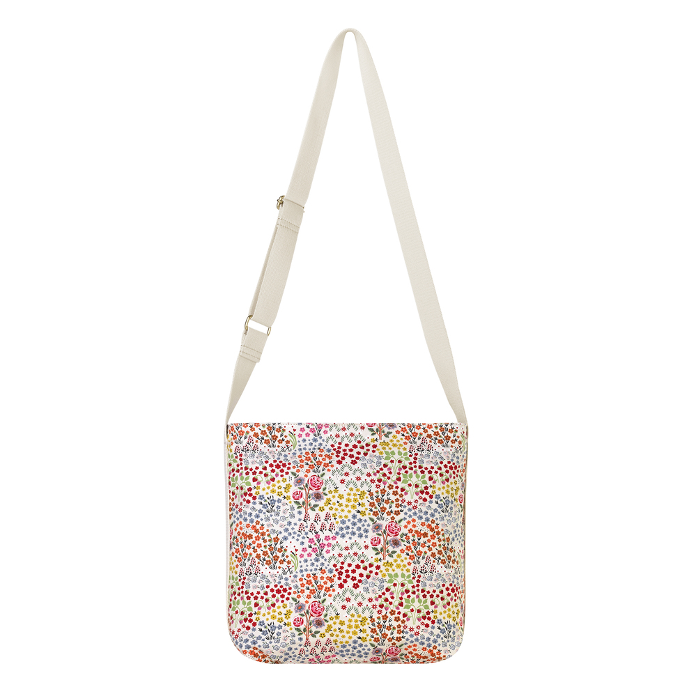 Cath Kidston Zipped Messenger Bag Kingdom Ditsy Cream Cath Kidston