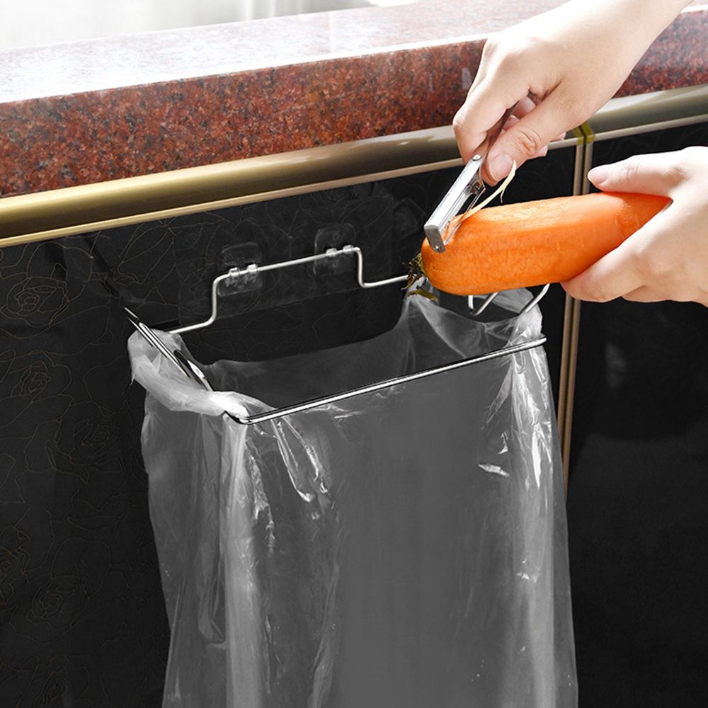 FANNYJOYC Wallmounted Stainless Steel Kitchen Accessories Garbage Bags