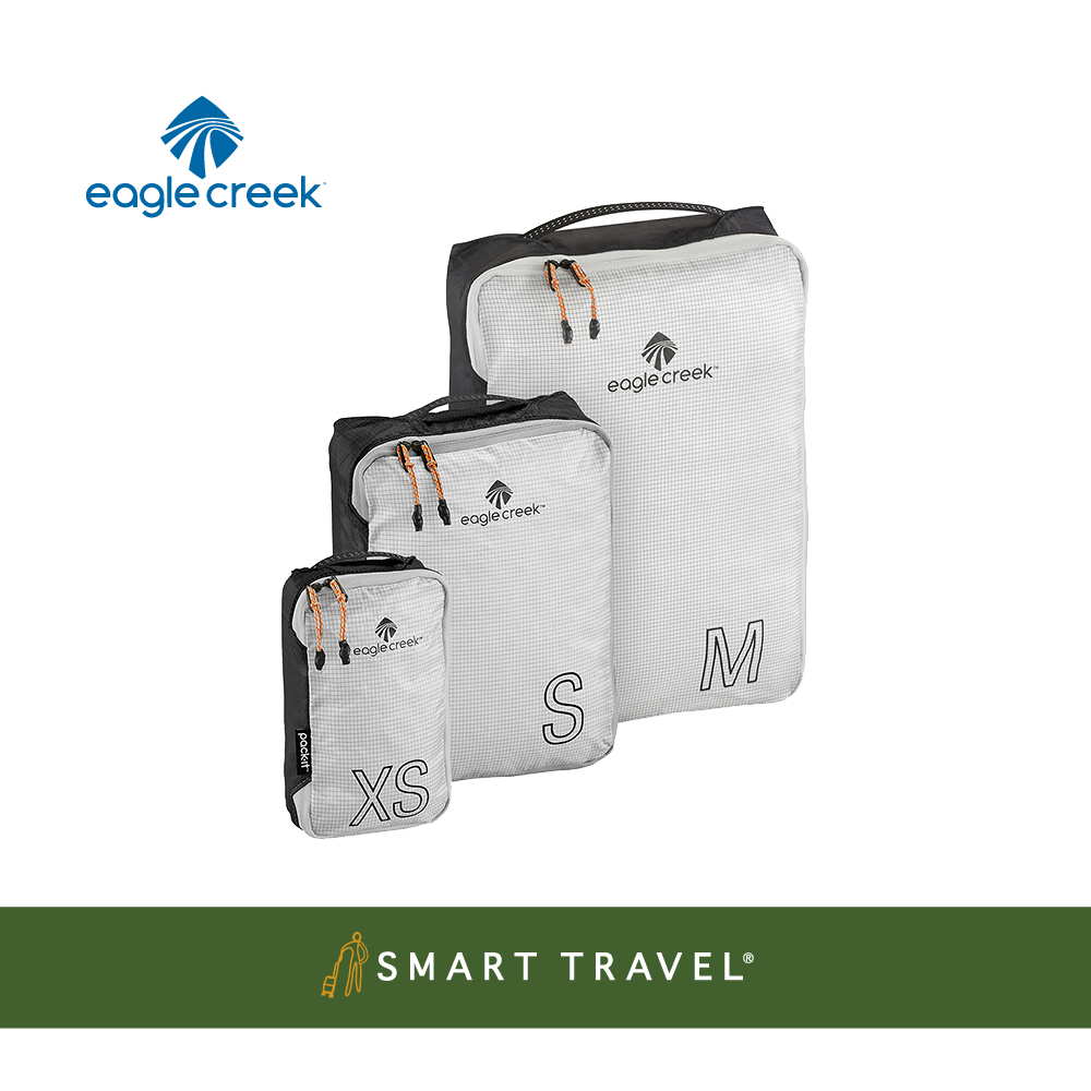 EAGLE CREEK PACK-IT SPECTER TECH CUBE SET XS/S/M กระเป๋าจัดระเบียบเสื้อผ้า ในกระเป๋าเดินทาง กระเป๋าอเนกประสงค์ น้ำหนักเบา ชุด 3 ชิ้น
