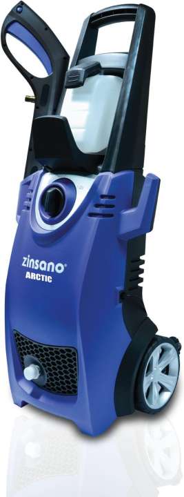 ZINSANO - เครื่องฉีดน้ำแรงดันสูง รุ่น ARCTIC 120 บาร์ อุปกรณ์ทำความสะอาดครบครัน กระบอกน้ำยาติดตัวเครื่องพร้อมขวดใสน้ำยา พร้อมใช้งานเคลื่อนย้าย ใช้งานได้หลากหลายพื้นที่ ไม่มีข้อจำกัด