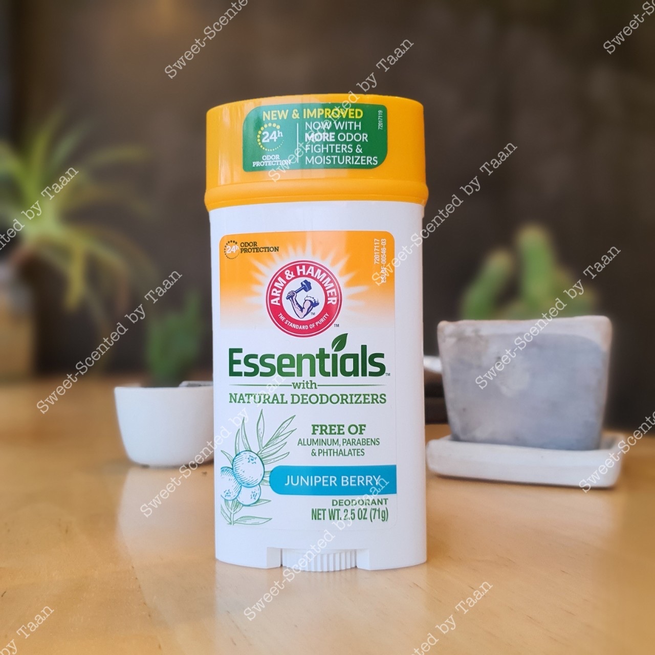 Arm & Hammer Essentials Solid Deodorant, Clean Juniper Berry, 2.5 oz